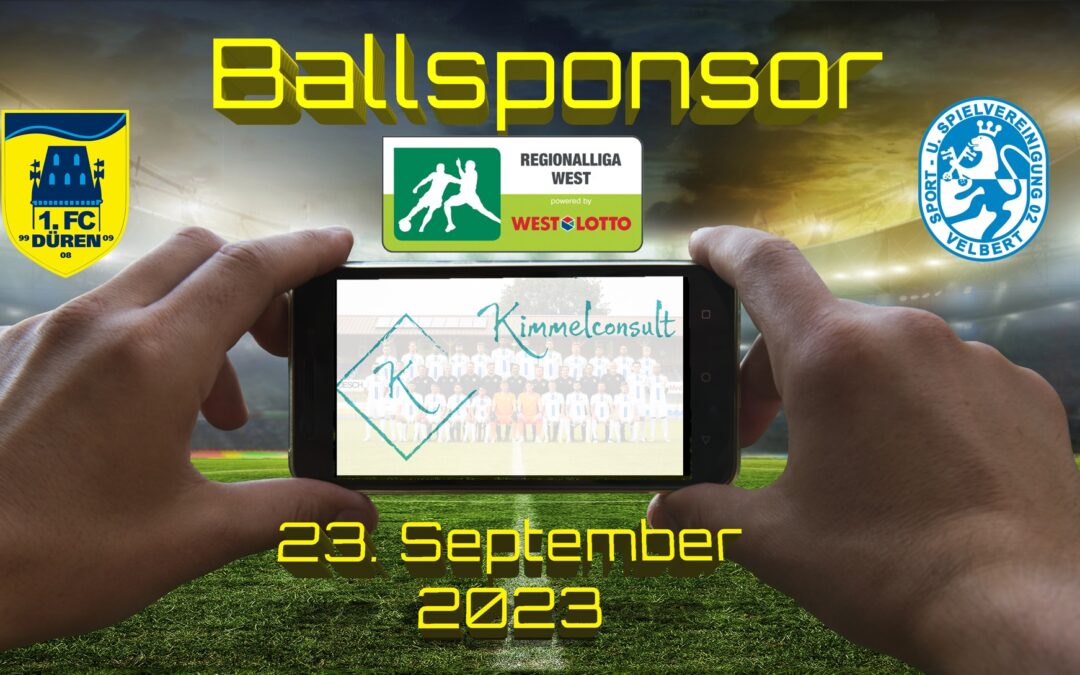 KimmelConsult Ballsponsor 1FC Düren